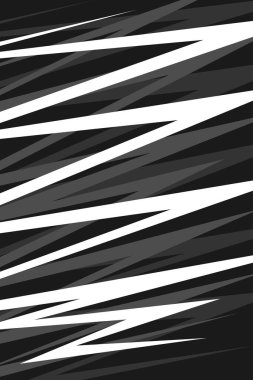 Renkli üst üste binen zikzak desenli minimalist arkaplan