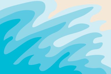 Renkli dalgalı çizgi desenli soyut arkaplan