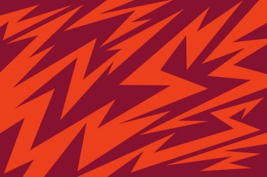 Çeşitli keskin, zigzag ve ok desenli soyut arkaplan