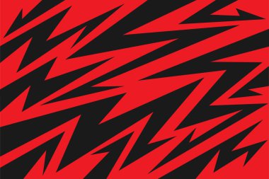 Çeşitli keskin, zigzag ve ok desenli soyut arkaplan