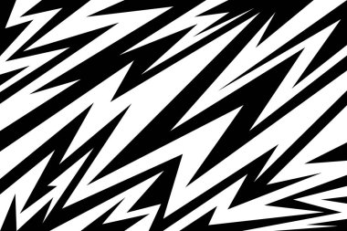 Çeşitli keskin, zigzag ve ok desenli soyut arkaplan