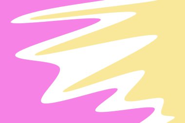 Şirin dalgalı çizgi desenli basit arkaplan