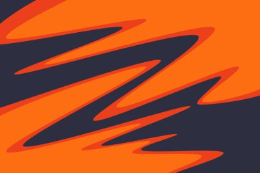 Şirin dalgalı çizgi desenli basit arkaplan