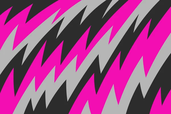 Eenvoudige Achtergrond Met Verloop Kleur Zigzag Patroon — Stockvector