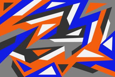 Soyut renkli geometrik desenli basit bir arkaplan. Soyut iç duvar kağıdı