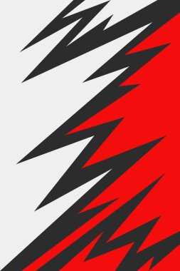 Sivri uçlu zigzag desenli ve bazı kopyalama alanı olan soyut arkaplan