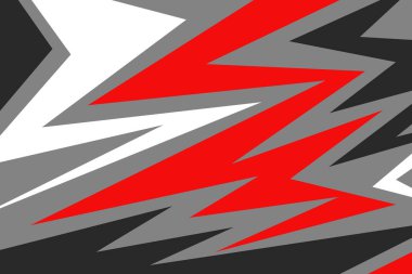 Renkli zigzag ve ok desenli minimalist arkaplan