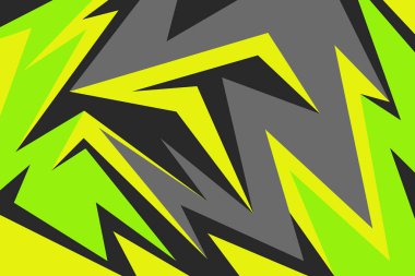 Renkli üçgen ve ok desenli soyut arkaplan