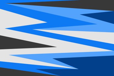 Renkli keskinlik, zikzak ve ok desenli soyut arkaplan