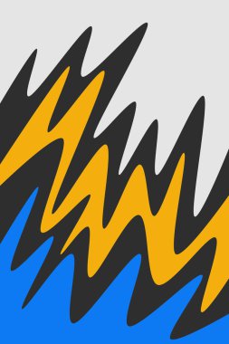 Eğimli dalgalı çizgi deseni ve bazı kopyalama alanı olan soyut arkaplan