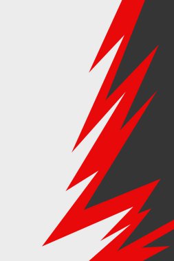 Sivri uçlu zigzag desenli ve bazı kopyalama alanı olan soyut arkaplan