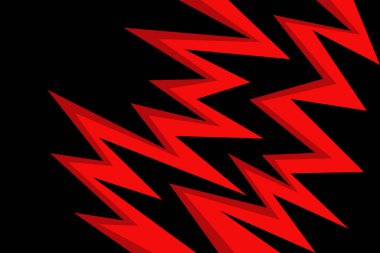 Gradyan zigzag çizgisi deseni ve bazı kopyalama alanı olan soyut arkaplan