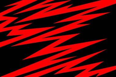 Çeşitli keskin ve zigzag desenli soyut arkaplan