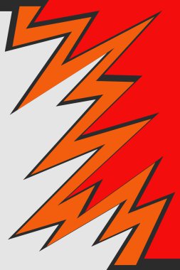 Sivri uçlu zigzag desenli ve bazı kopyalama alanı olan soyut arkaplan