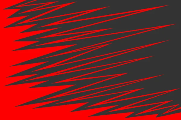 Fond Abstrait Avec Motif Zigzag Déchiqueté Rouge — Image vectorielle
