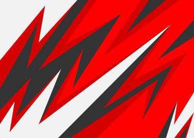 Renkli keskinlik, zikzak ve ok desenli soyut arkaplan