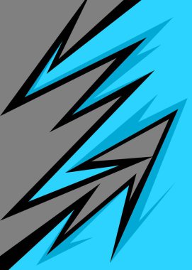 Gradyan zigzag deseni ve bazı kopyalama alanı olan soyut arkaplan