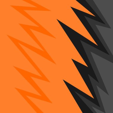 Sivri uçlu zigzag deseni ve bazı kopyalama alanı olan soyut arkaplan