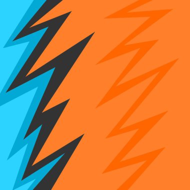 Sivri uçlu zigzag deseni ve bazı kopyalama alanı olan soyut arkaplan