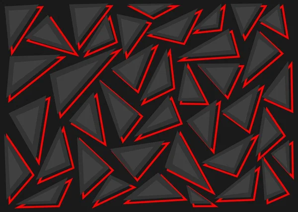 Enkel Geometrisk Bakgrund Med Oregelbunden Triangel Mönster — Stock vektor