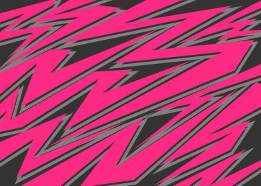 Çeşitli zigzag ve ok desenli soyut arkaplan