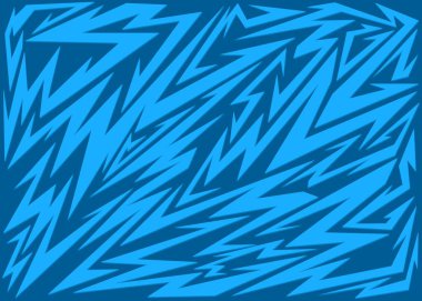 Çeşitli keskin, zigzag ve ok desenli soyut arkaplan