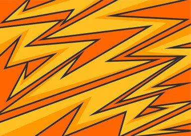 Çeşitli keskin, zigzag ve ok desenli soyut arkaplan