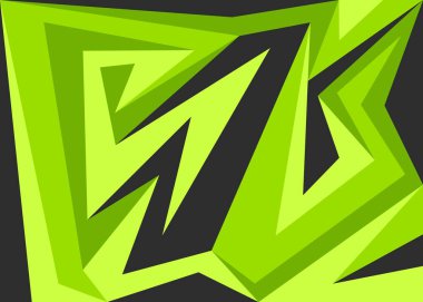 Gradyan illüzyonist şablona sahip soyut arkaplan