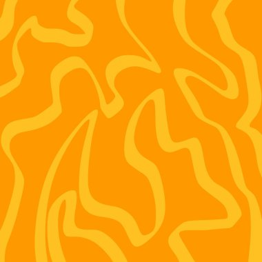 Şirin dalgalı çizgi desenli basit arkaplan