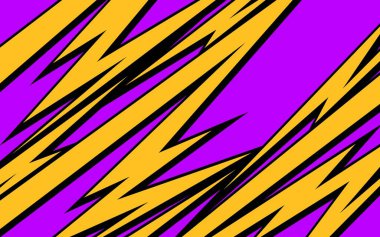 Çeşitli keskin, zigzag ve ok desenli soyut arkaplan