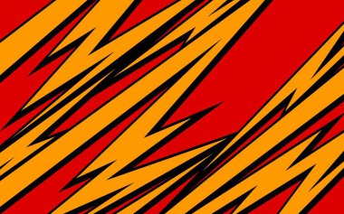 Çeşitli keskin, zigzag ve ok desenli soyut arkaplan