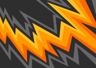 Değişken çentikli zikzak desenli soyut arkaplan