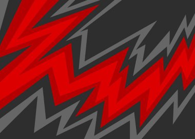 Değişken çentikli zikzak desenli soyut arkaplan