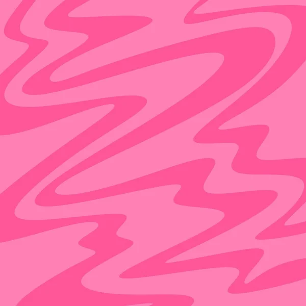 Abstract Background Pink Cute Wavy Line Pattern — Stockový vektor