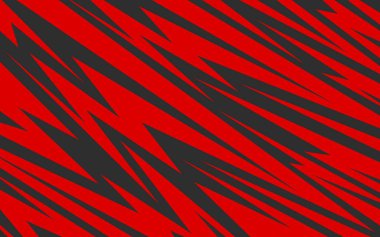 Çeşitli keskin, zigzag ve ok desenli soyut arkaplan