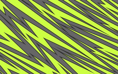 Çeşitli keskin, zigzag ve ok desenli soyut arkaplan