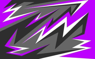 Abstract background with gradient sharp and zigzag pattern