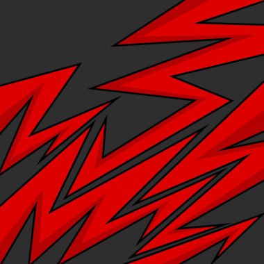 Çeşitli keskin ve ok desenli soyut arkaplan