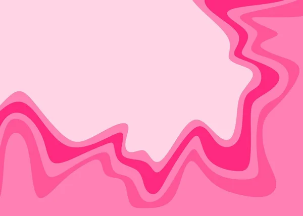 Abstract Background Cute Wavy Line Some Copy Space Area — 스톡 벡터