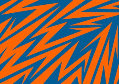 Çeşitli keskin, zigzag ve ok desenli soyut arkaplan