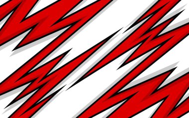 Yansıtıcı keskin ve zigzag desenli soyut arkaplan