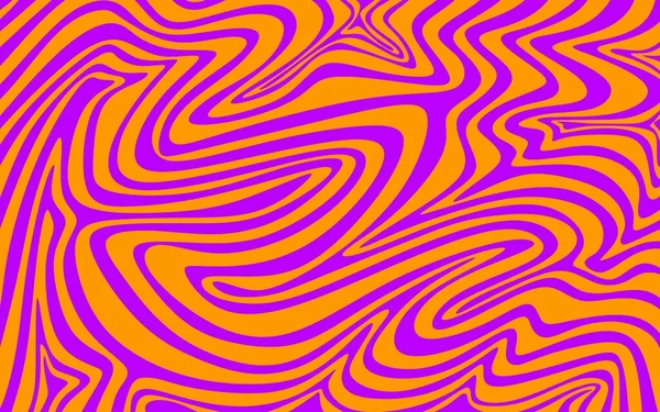 Abstract Background Hypnotic Wavy Lines Pattern — Stok Vektör