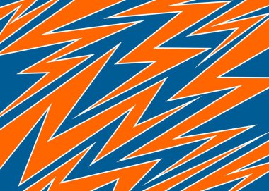 Simple background with various sharp, zigzag and arrow pattern