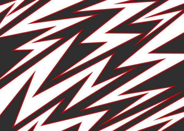 Simple Background Various Sharp Zigzag Arrow Pattern — Vetor de Stock