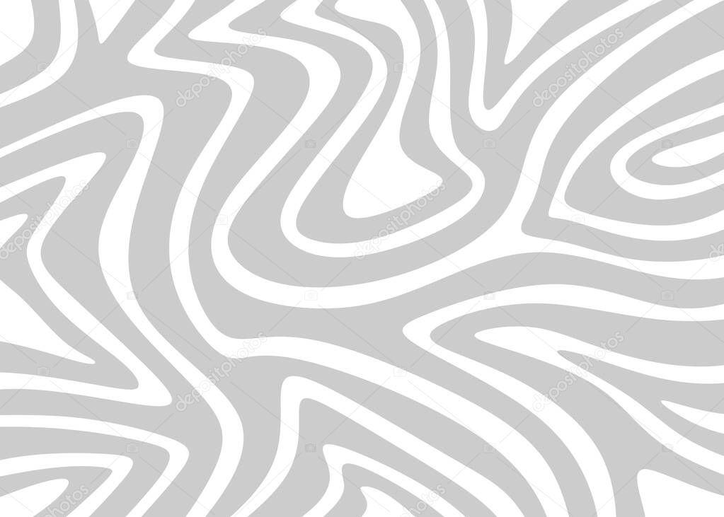 Abstract background with hypnotic wavy lines pattern