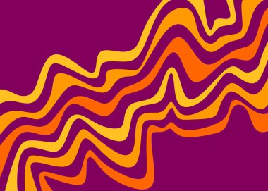 Eğimli dalgalı çizgi desenli soyut arkaplan