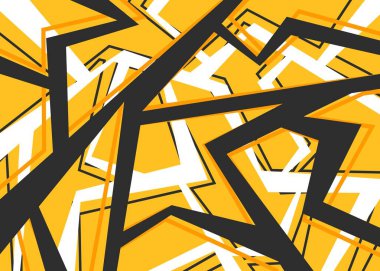 Abstract background with irregular geometric lines pattern