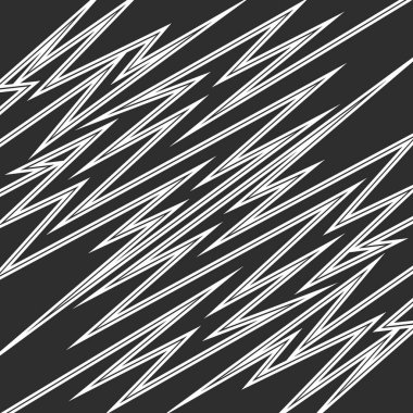 Yansıtıcı keskin ve zigzag çizgili soyut arkaplan