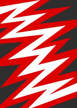 Abstract background with gradient zigzag line pattern