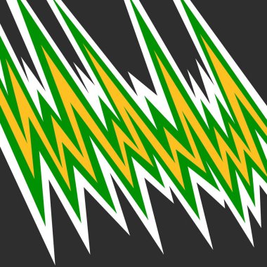 Abstract background with gradient zigzag line pattern